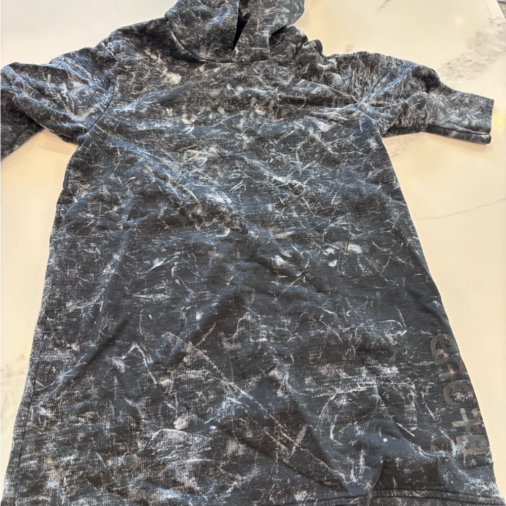Stylish Kids Casual Dress in Black and Gray